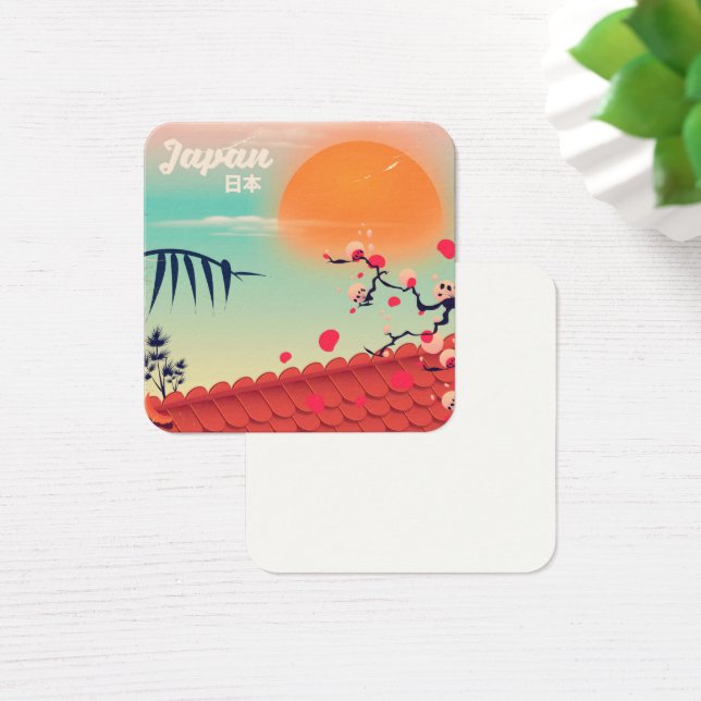 Poster de viagens de Paisagem do Japão (Mesa)