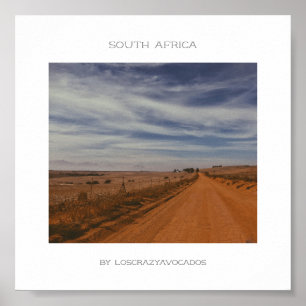 Poster de viagens de Paisagem Natural da África do