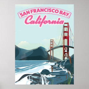 poster de viagens de San Francisco