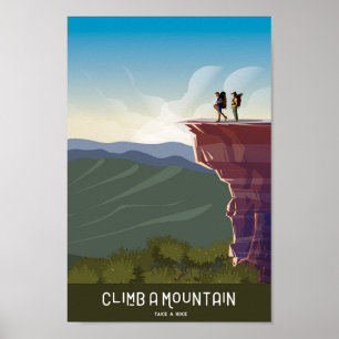 poster de viagens de trilha appalachiano
