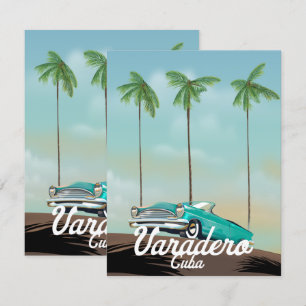 Poster de viagens de Varadero Cuba