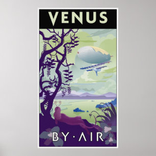 Poster de viagens de Venus