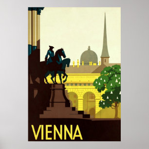 Poster de viagens do austríaco do vintage do ~ de