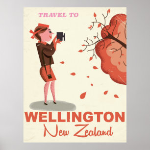 Poster de viagens do estilo do vintage de