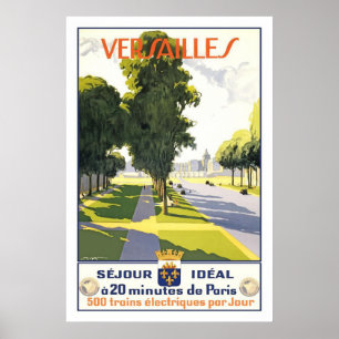 Poster de viagens do francês do vintage de
