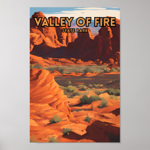 Poster de viagens do Parque Estadual do Vale do Fo
