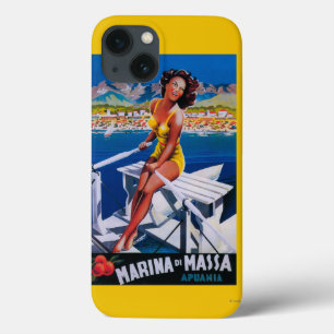 Poster de viagens do porto de Massa