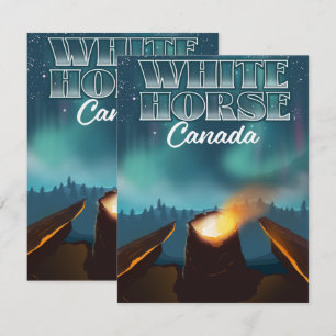 Poster de viagens do White Horse Canada