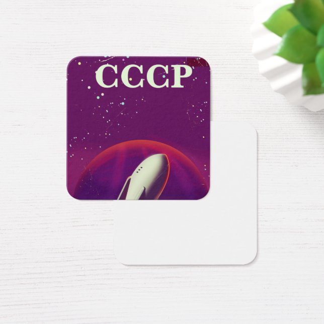 POSTER DE VIAGENS espacial soviético CCCP (Mesa)
