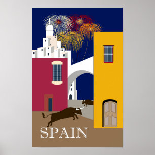 poster de viagens espanha