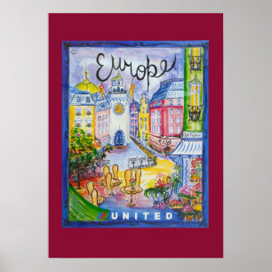 Poster de viagens Europa