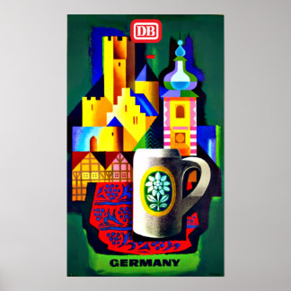 Poster de viagens Federal dos Caminhos-de-Ferro Al