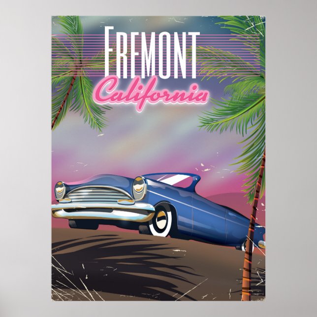 Poster de viagens Fremont California (Frente)