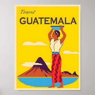Poster de viagens Guatemala