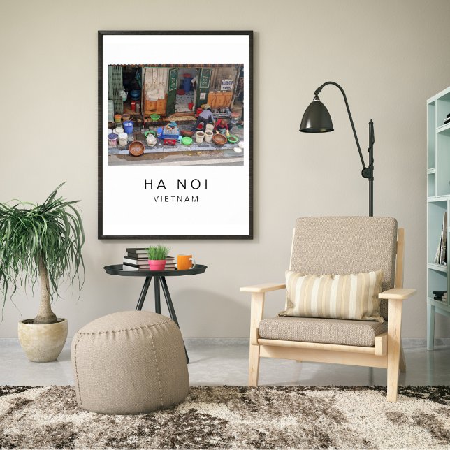 Poster de viagens, Ha Noi Vietnam, Personalizável (Criador carregado)