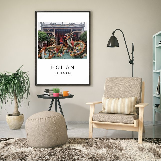 Poster de viagens, Hoi E Vietnã, Personalizável (Criador carregado)