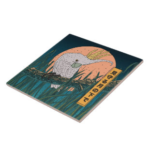 Poster de viagens Japonês Cockatoo
