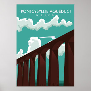 Poster de viagens Leaderfoot Viaduct Scotland