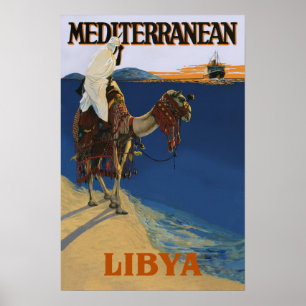 Poster de viagens Líbia
