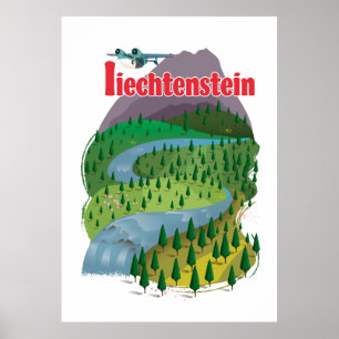poster de viagens liechtenstein