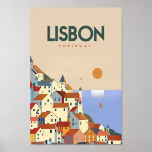poster de viagens Lisboan