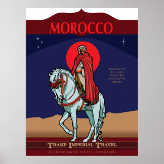 Poster de viagens Marrocos
