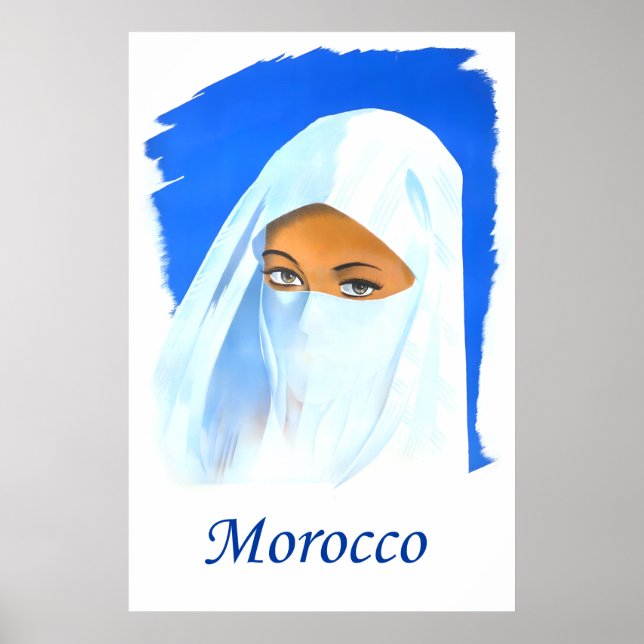 Poster de viagens Marrocos (Frente)