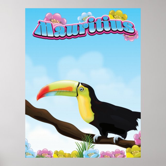 Poster de viagens Maurícia (Frente)