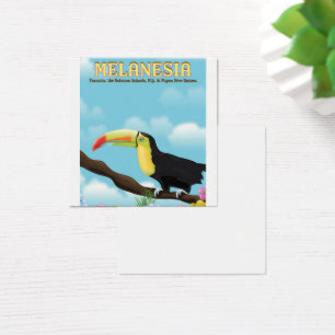 Poster de viagens Melanesia Toucan