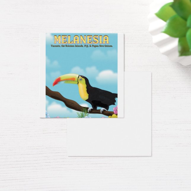 Poster de viagens Melanesia Toucan (Mesa)