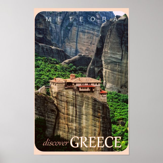 Poster de viagens Meteora (Frente)