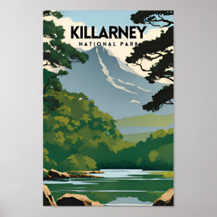 Poster de viagens mínimo do Parque Nacional Killar