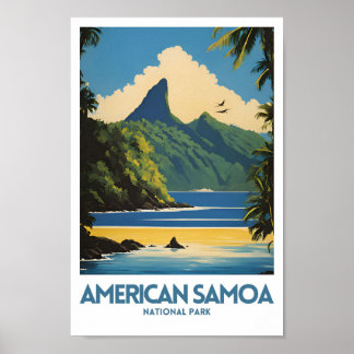 Poster de viagens Mínimo do Parque Nacional Samoa
