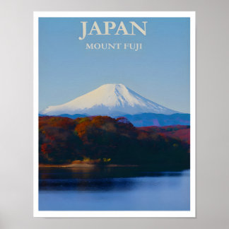 Poster de viagens Monte Fuji