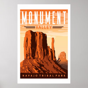 Poster de viagens Monument Valley