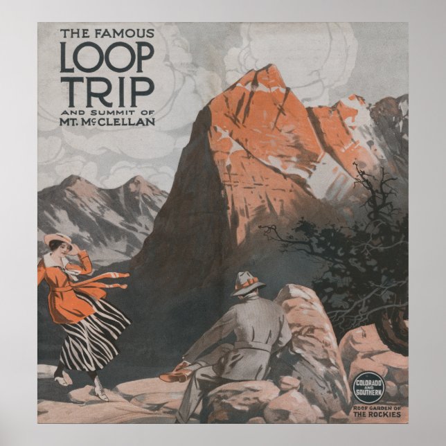 Poster de viagens Mt. McClellan & Loop Trip (Frente)