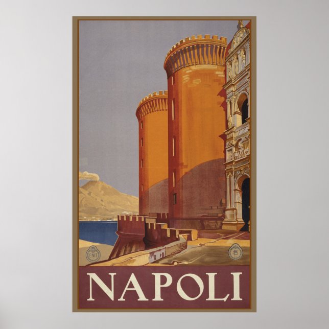 Poster de viagens NAPOLI (Frente)