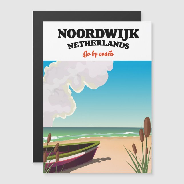 Poster de viagens Noordwijk Países Baixos (Frente/Verso)