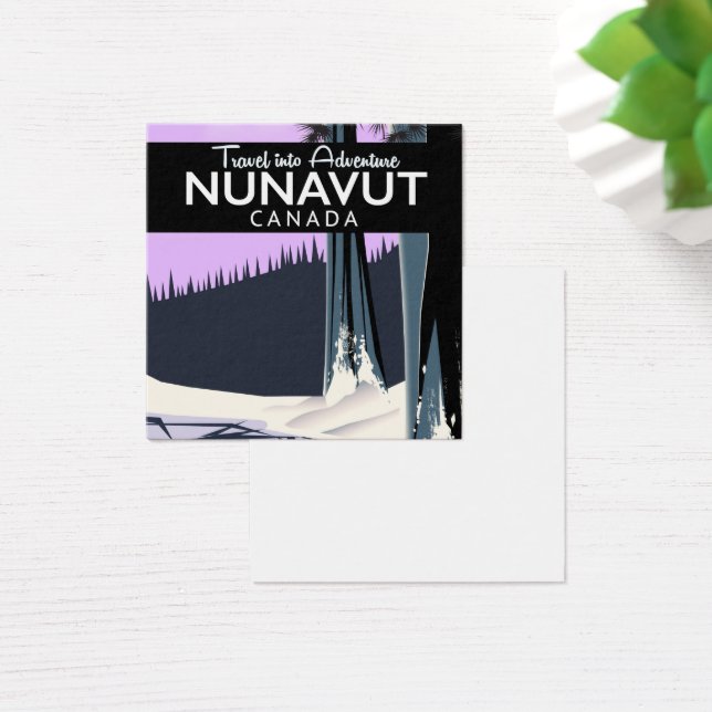 Poster de viagens Nunavut Canada (Mesa)