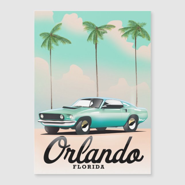 Poster de viagens Orlando Dusk Florida (Frente)
