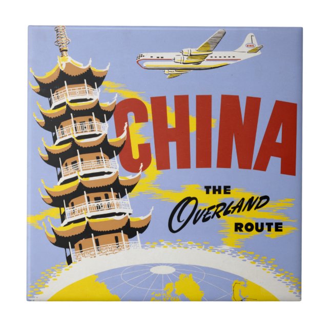 Poster de viagens Para Northwest Orient Airlines (Frente)