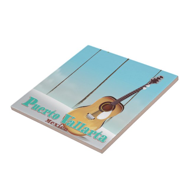 Poster de viagens Puerto Vallarta Mexico (Lateral)