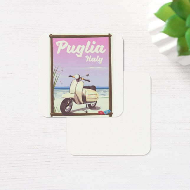 Poster de viagens Puglia Itália. (Mesa)