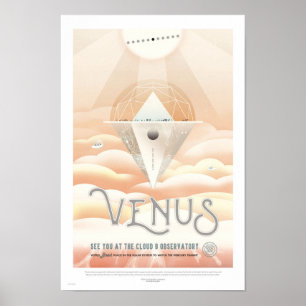 Poster de viagens retro - Venus