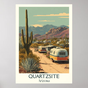 Poster de viagens RetroArizona do Quartzsite