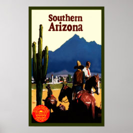 Poster de viagens RetroArizona Sul