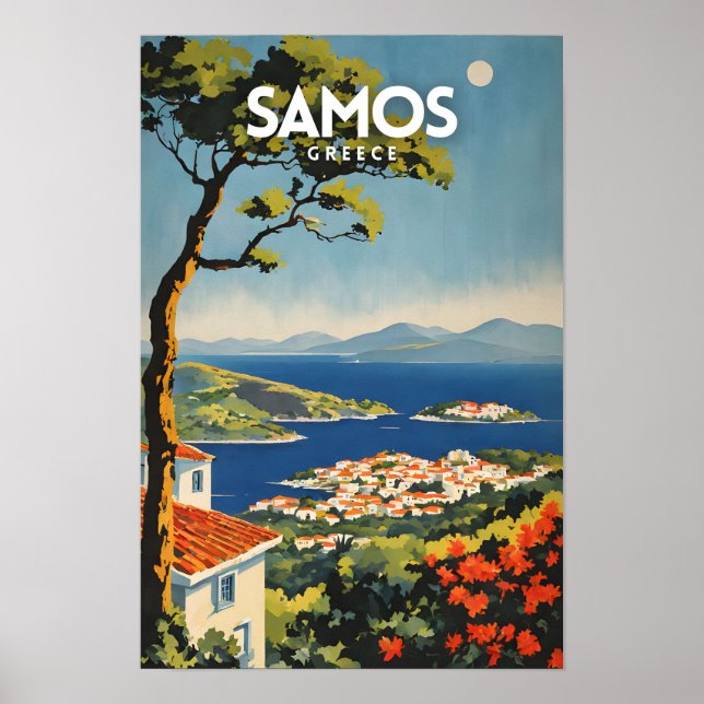 Poster de viagens Samos (Frente)