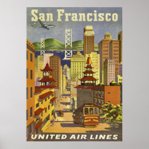 poster de viagens, San Francisco
