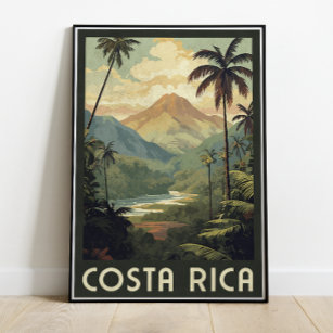 Poster de viagens Selva Costa Rica 18x24