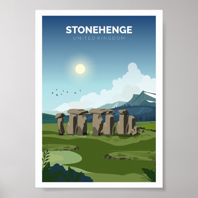 Poster de viagens Stonehenge (Frente)